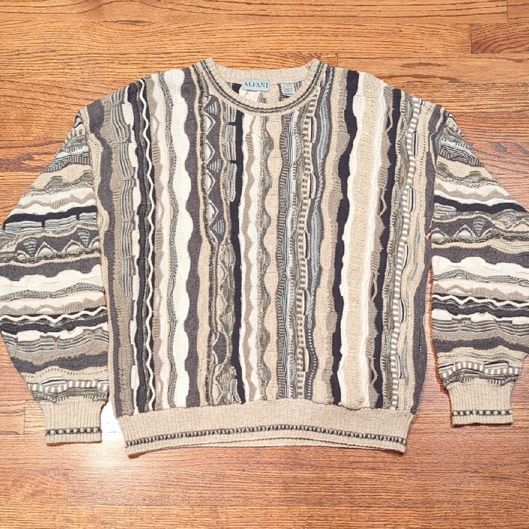 Alfani Coogi Style Sweater